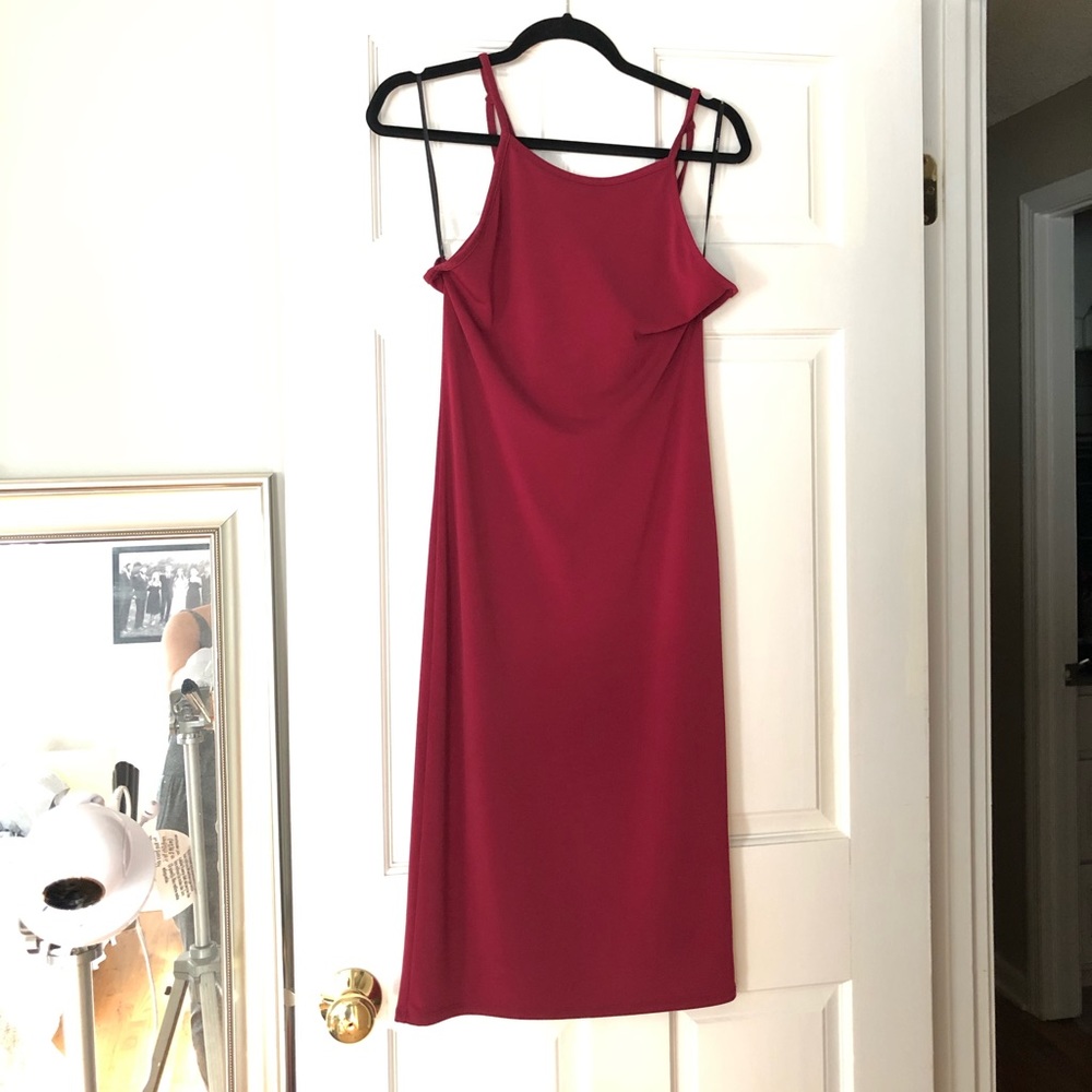 Maroon Forever 21 Dress